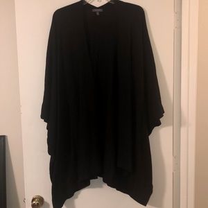 Black Madison Poncho Sweater